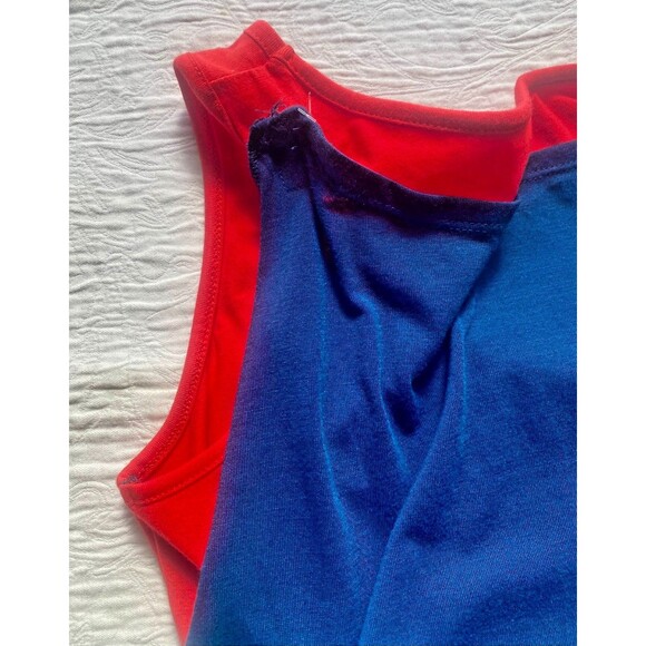 DC Comics Wonder Woman Sleeveless Dress w/ Removable Cape Halloween -Sz Small - Picture 9 of 15